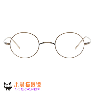 KameManNen万年龟日本手工纯钛眼镜架复古圆框近视男女眼镜KMN90