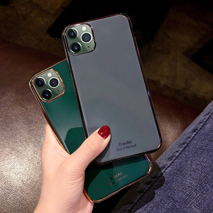 奶奶灰iphone8plus手机壳苹果11pro牛油果绿xsmax网红女款7/6s/xr