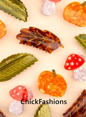 森林系新品进口现货法国coucou suzette红蘑菇枫叶树叶松果松鼠