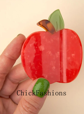 进口法国coucou suzette花朵抓夹边夹苹果丸子头刘海碎发