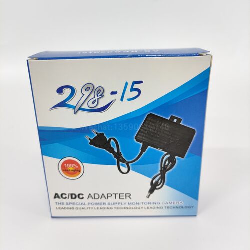 监控摄像头电源适配器12V2A 安防摄像机专用开关变压器室外防水雨