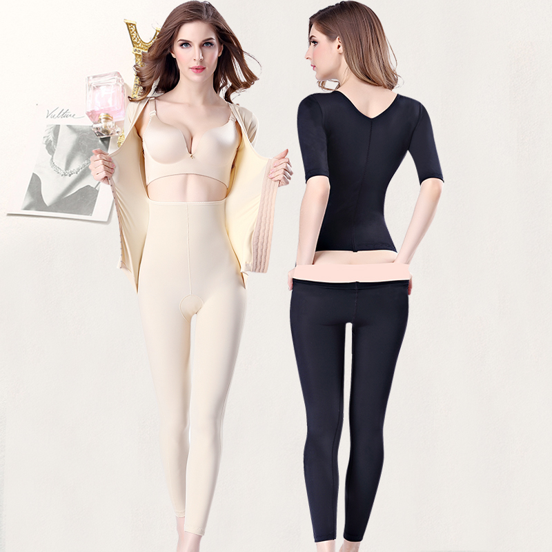 排扣加强收腹束腰连体后脱方便