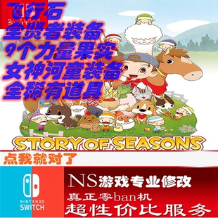ns牧场物语存档修改器switch正版游戏矿石镇金币装备道具武器优化