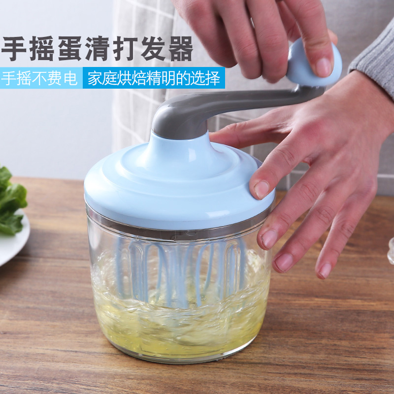 奶油手摇烘焙发泡半自动打蛋器