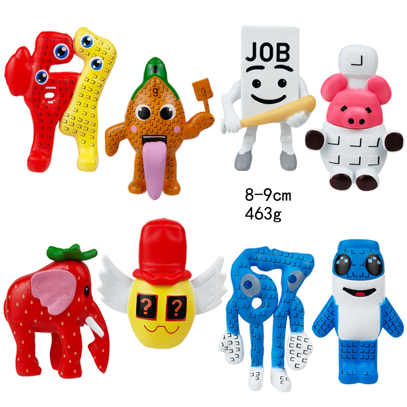 跨境新品窃取脑腐手办公仔偷走脑红怪物像素玩偶游戏周边模型摆件