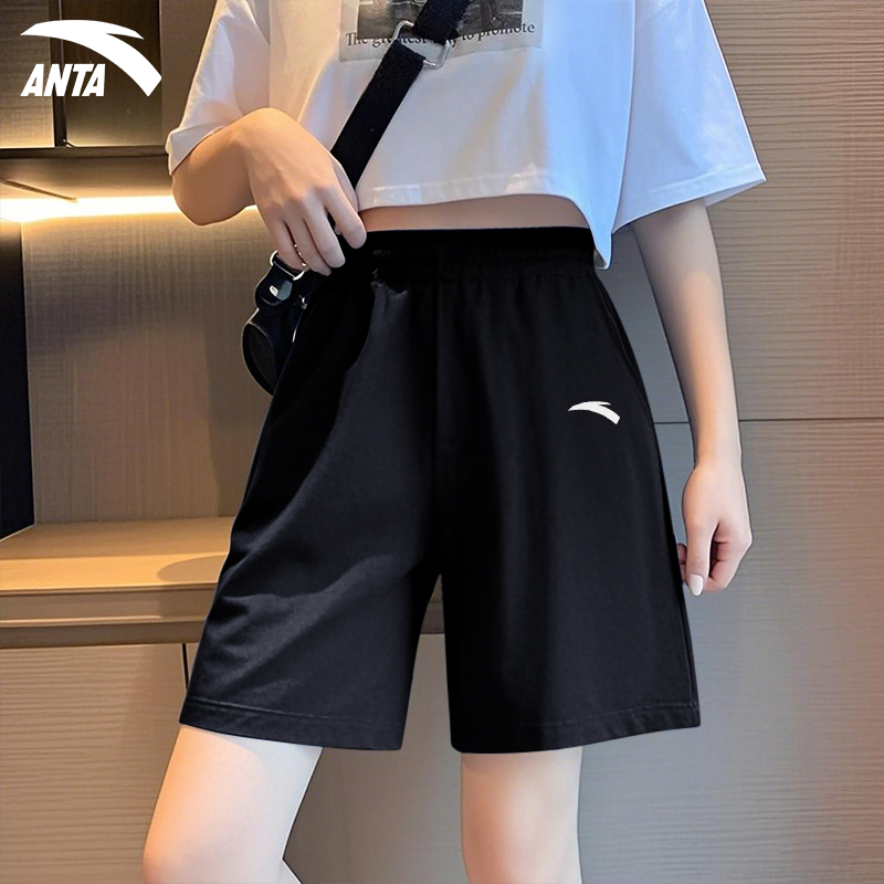 安踏运动短裤女宽松舒适