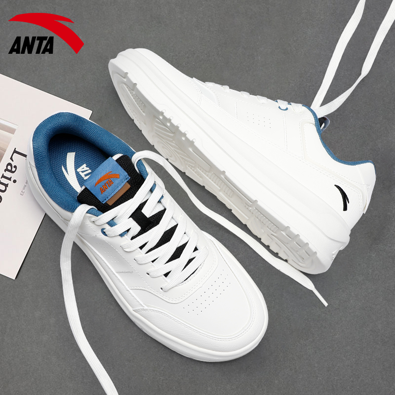 安踏板鞋男透气增高百搭