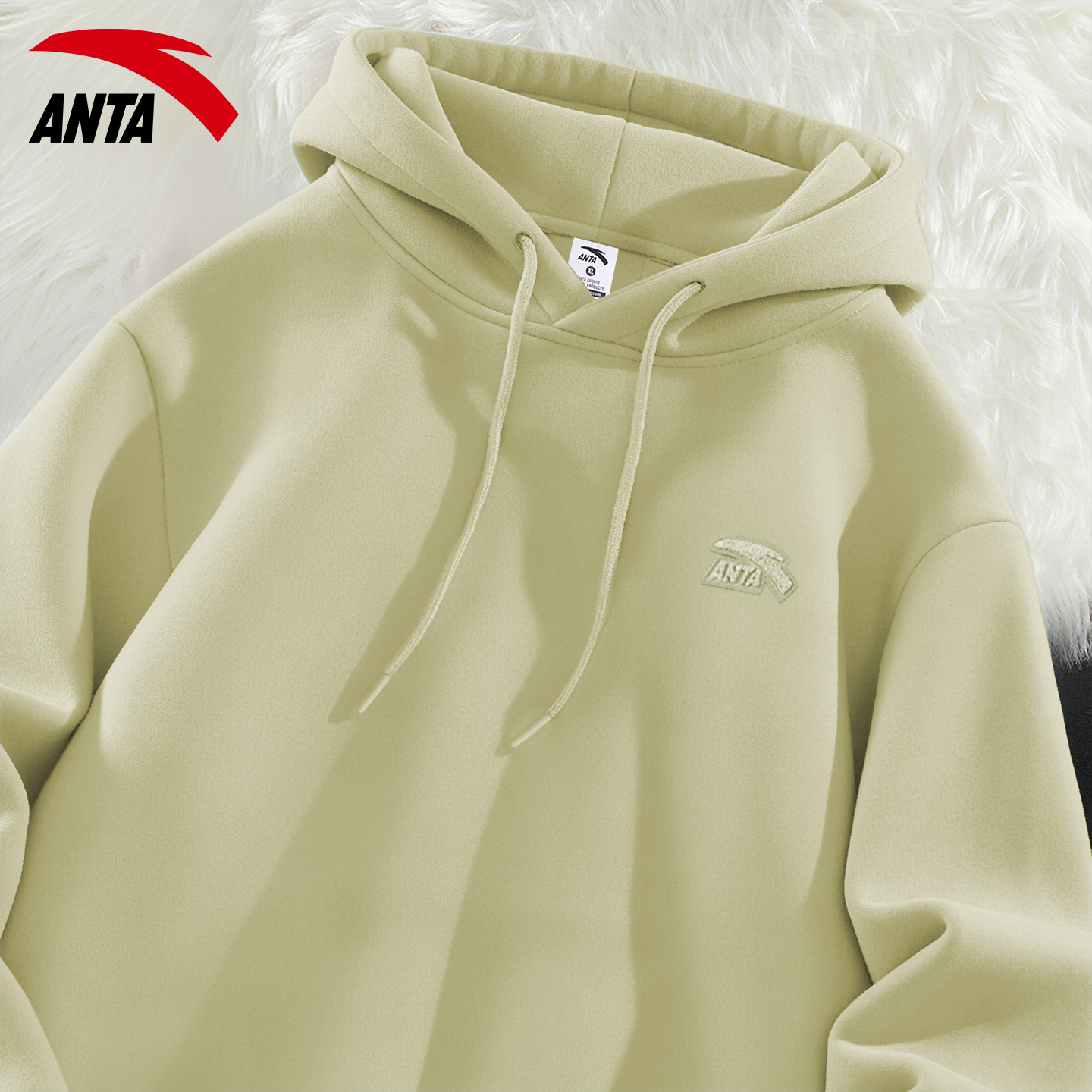 安踏运动卫衣男潮流保暖