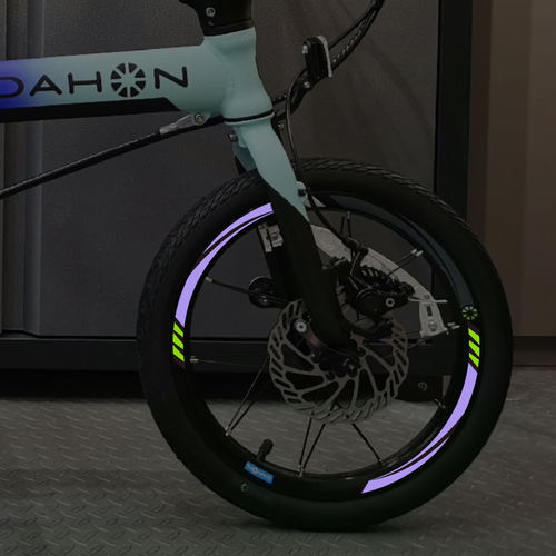 适用于大行K3PLUS折叠自行车轮毂防水反光贴纸