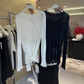 长袖 2025秋季 上衣女5320 MIND通勤气质两件套吊带 针织衫 新款 THE