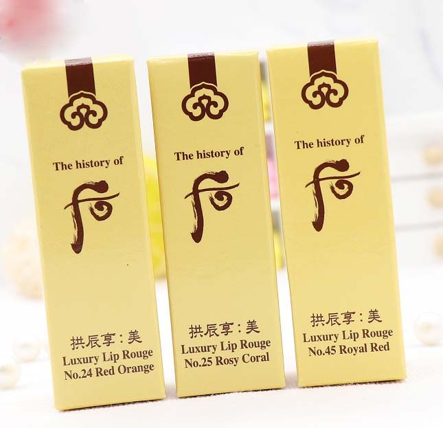 包邮 稀品 北京专柜 whoo后拱辰享美奢冠鎏金唇膏1.3g子弹头口红在类目 彩妆/香水/美妆工具, 唇膏/口红中 - 来自Buy2taobao.com提供专业的淘宝代购服务