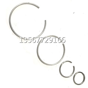 不锈钢304弹簧圆钢丝线径1mmOC型环孔轴承外内卡环簧挡圈定制大圈