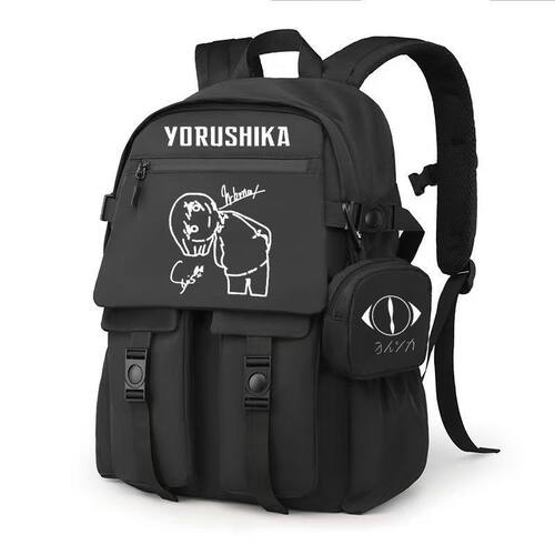 夜鹿yorushika周边nico唱见n-buna双肩背包ヨルシ力suis学生书包