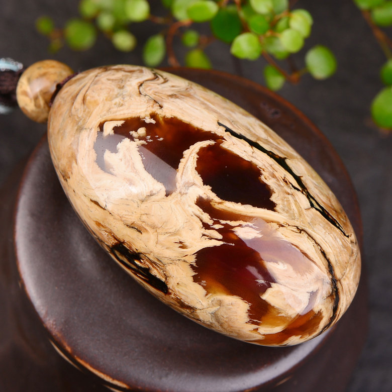 天然缅甸琥珀血珀溶洞满蜜蜡蛋水滴毛衣项链男女饰品礼物包邮证书