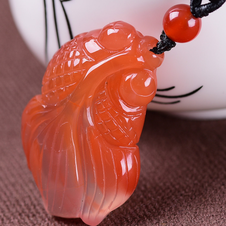 雕刻件本命年水晶礼物南红玛瑙