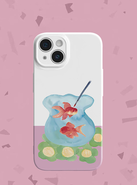 韩系金鱼糖果菲林手机壳亮面适用苹果16promaxiphoneOPPORENO10PROFINDX5PRO荣耀MAGIC4PROVIVOX200IQOONEO6