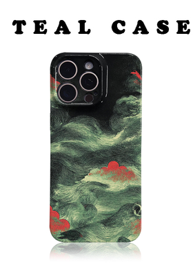 新中式国风原创图案手机壳适用苹果16promaxiphoneOPPORENO10PROFINDX5PRO荣耀MAGIC4PROVIVOX200IQOONEO6