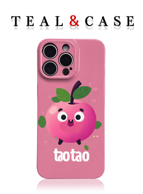 桃桃原创IP软壳图案手机壳适用苹果16promaxiphoneOPPORENO10PROFINDX5PRO荣耀MAGIC4PROVIVOX200IQOONEO6