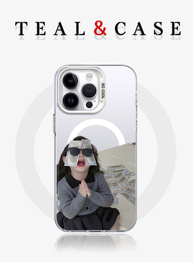 Magsafe磁吸IMD白色红色绿色蓝色粉色手机壳适用于苹果16promax15pro14iphone13华为mate70pro15Plus17保护套