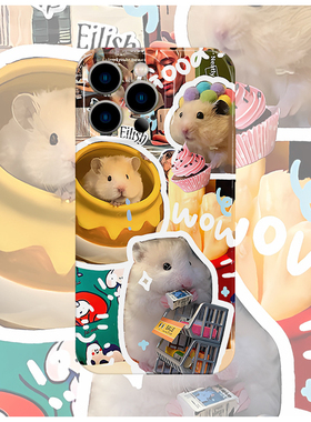 鼠鼠购物车菲林手机壳亮面适用苹果16promaxiphoneOPPORENO10PROFINDX5PRO荣耀MAGIC4PROVIVOX200IQOONEO6