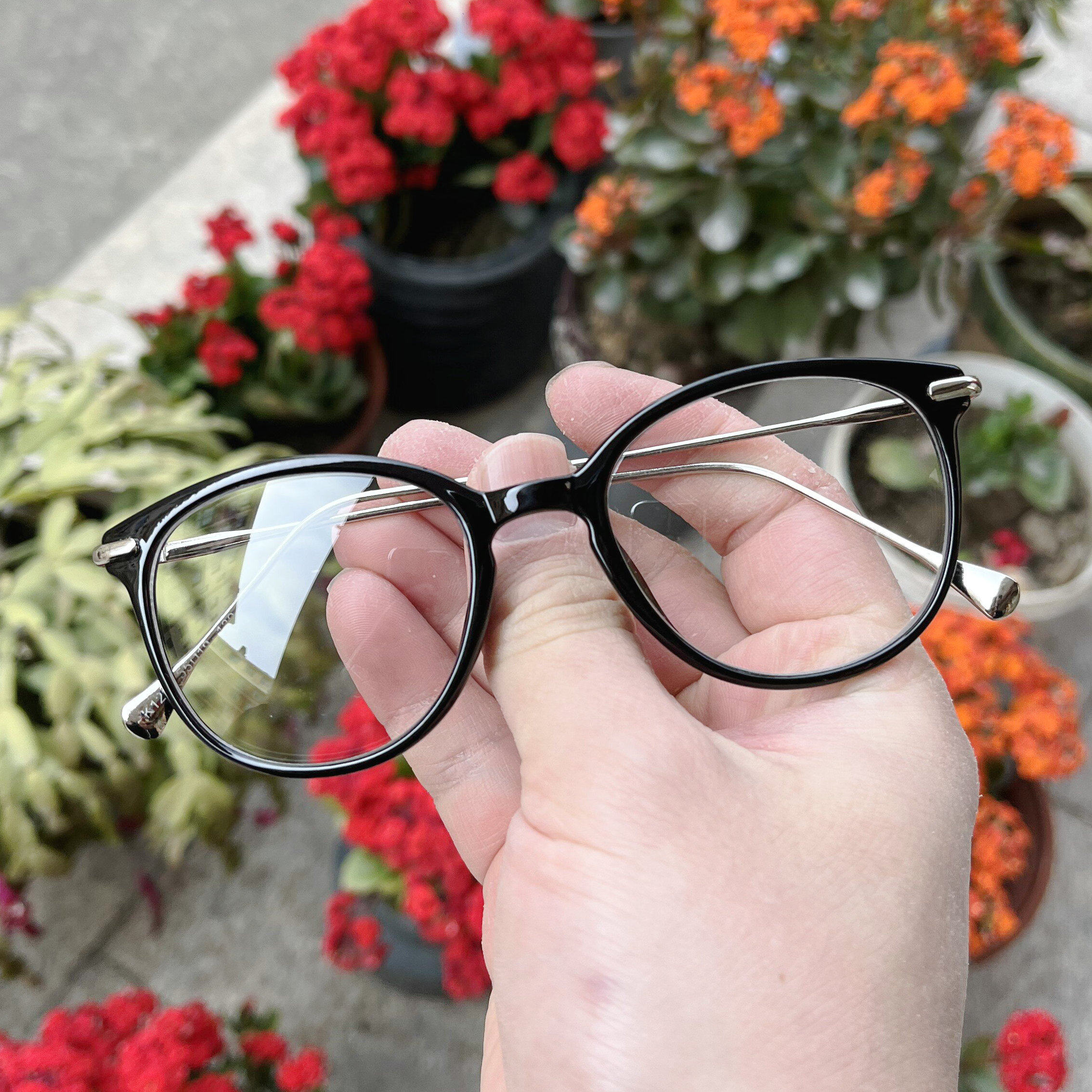 欢乐颂关关同款眼镜框关雎尔乔欣平光镜文艺复古可配近视眼镜架