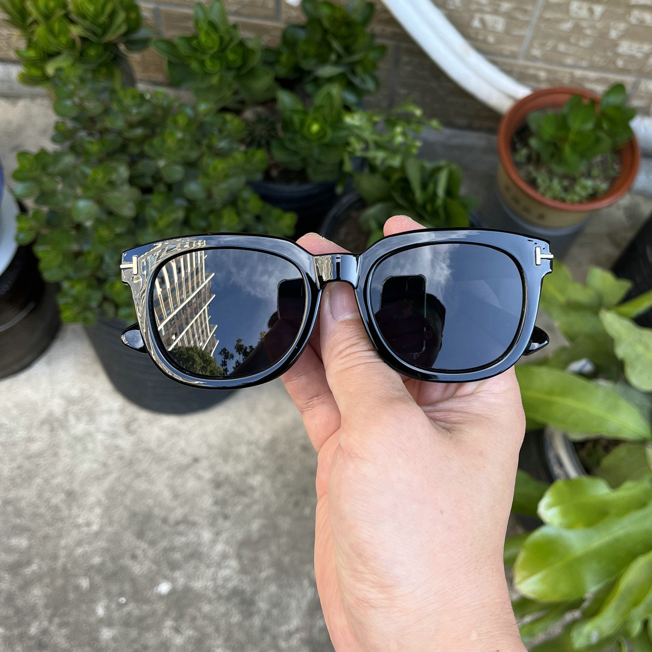 007幽灵党同款墨镜男女潮街拍