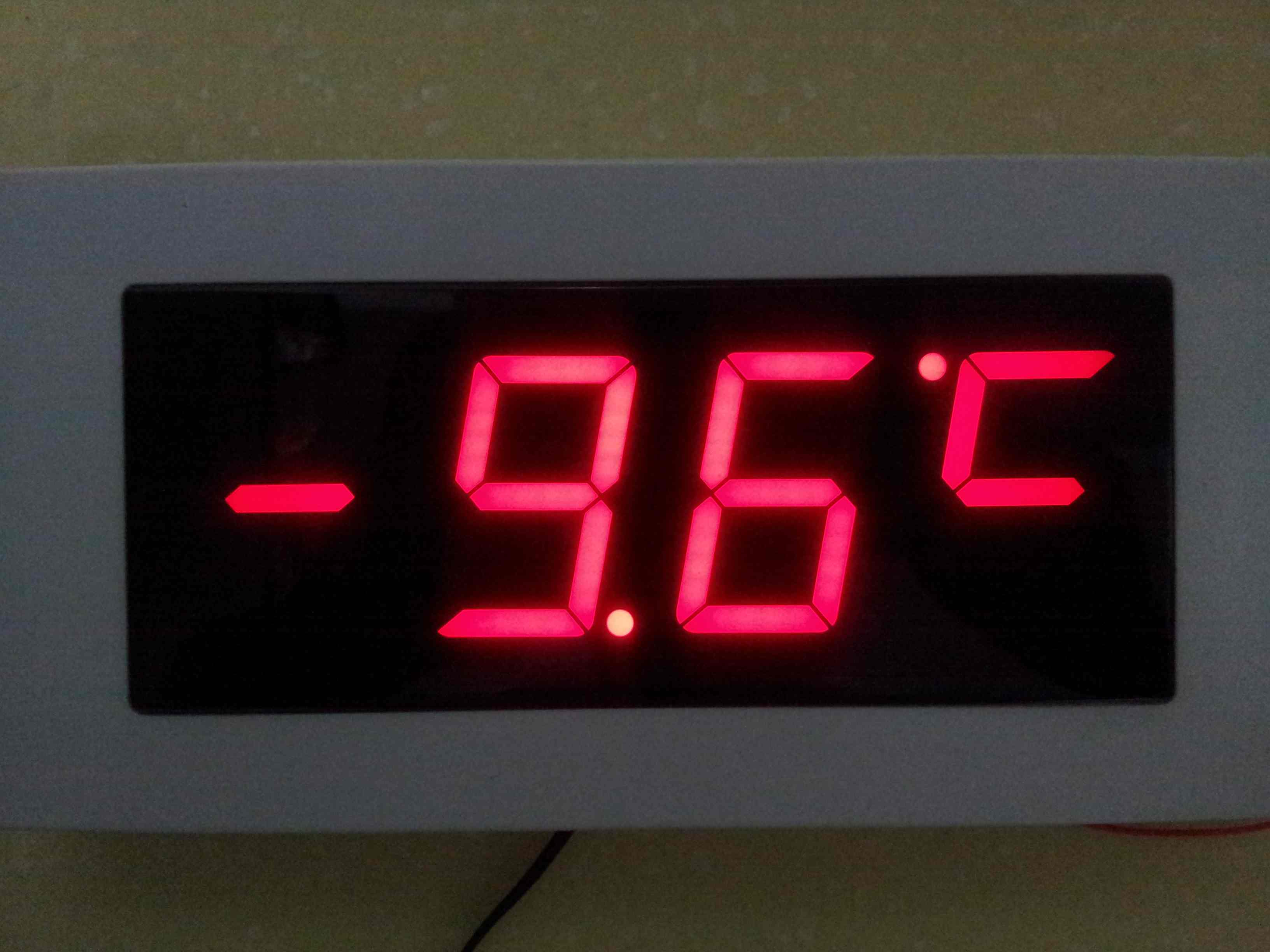 防水冷库温度显示屏挂式温度计测温仪温度显示器零下显示屏温度表
