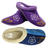 新加绒软底舒适厚底可外穿进洗手间不渗水 女包头拼色冬季 棉鞋 拖鞋