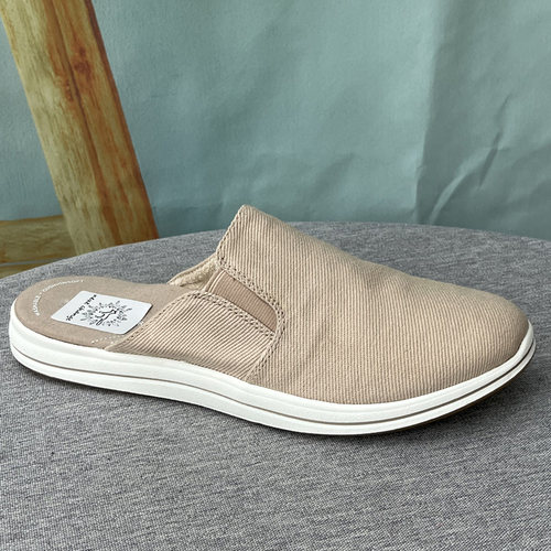 欧美41-44码女鞋平底包头半拖布