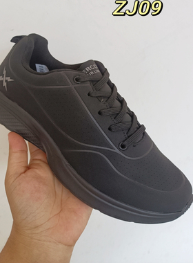 外贸35码到39码女运动休闲鞋尾货春季黑色革面休闲鞋  清仓处理