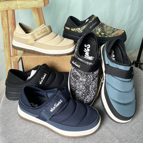 36码女保暖防滑魔术贴夹棉棉鞋