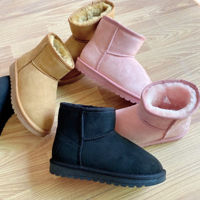 儿童雪地靴冬季加绒棉靴