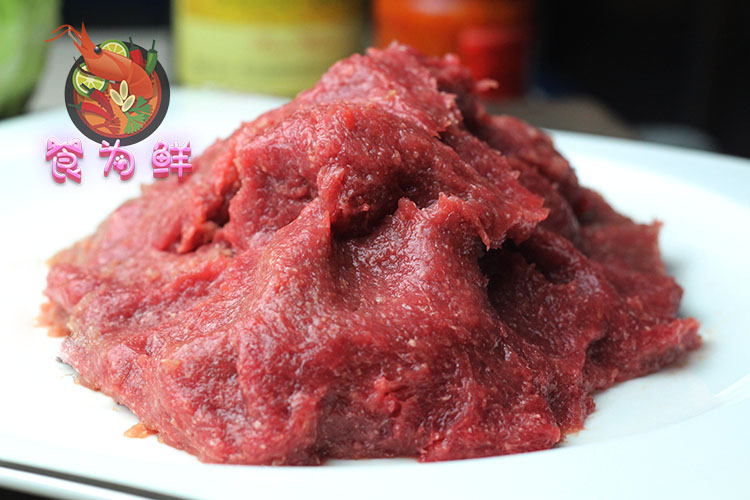 新鲜牛肉泥生牛肉纯牛肉牛扒绞碎生牛肉