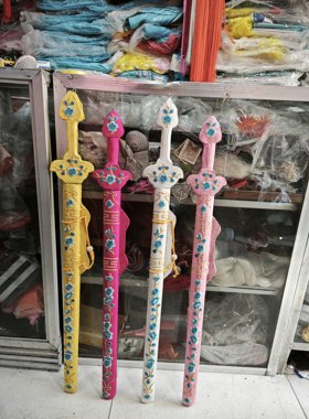 戏剧道具刀剑绣花单剑双剑梅花剑虞姬双剑宝剑