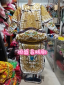 戏剧服装 大缎全金男大靠高档武生大靠全龙大缎全金双龙靠