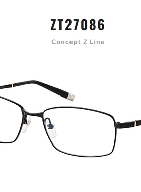 新款Charmant夏蒙男女款时尚眼镜架 钛合金全框光学眼镜框ZT27086