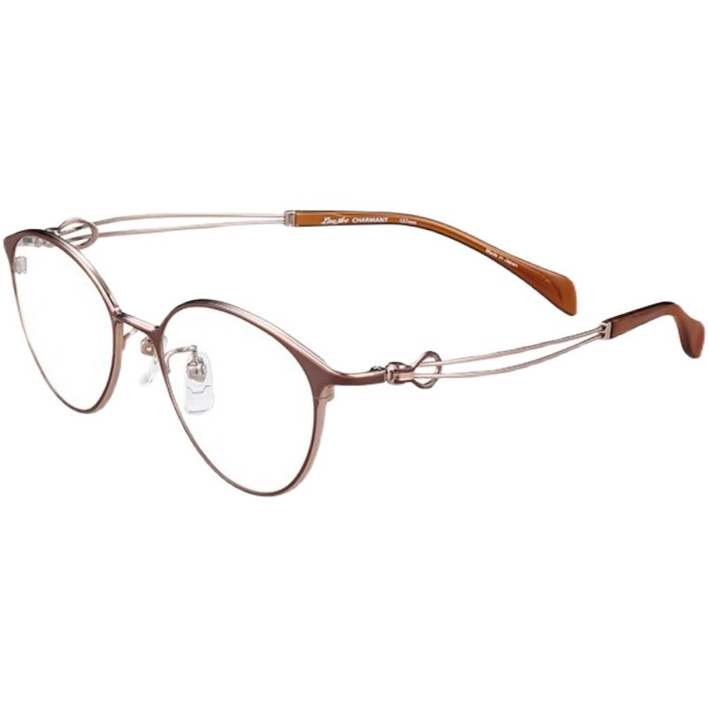 Charmant夏蒙眼镜架全框超轻线钛商务纯钛眼镜框女近视镜XL1670