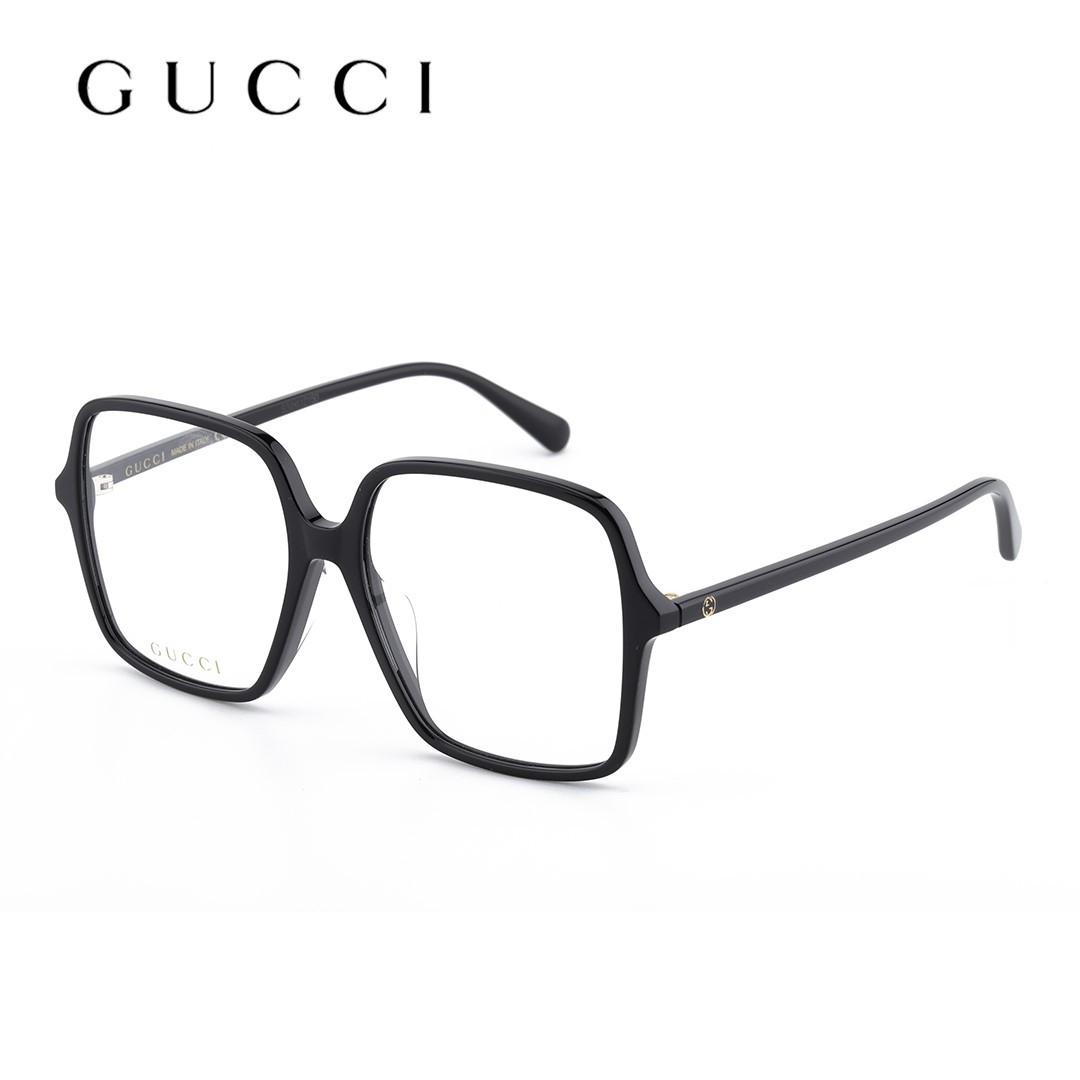 Gucci古驰眼镜框男女方形大框全框近视可配镜片新款镜架GG1003OA