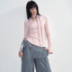 T恤女辣妹纯色修身 NS76春长袖 打底衫 显瘦百搭系带V领套头内搭上衣