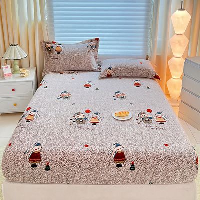 定做135x190加厚牛奶绒床笠定制学生儿童榻榻米冬季保暖高低床罩
