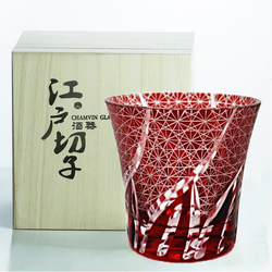 正品折扣风限定酒杯纯硝杯子江户手杯日式北欧彩花刻花子子切作ins Chamvin 价格 最新报价 57折网