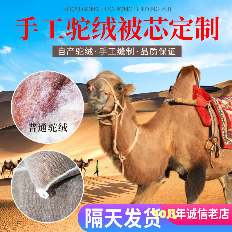 驼绒被正品驼绒被子 单双人冬被春秋被子 夏凉被定做驼毛被子包邮