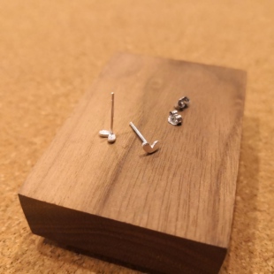 上班可戴mini小爱心 S925纯银养耳朵防过敏 精致小耳钉学生女