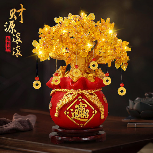 发财树摆件招财客厅装饰品
