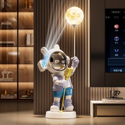 太空人太空人投影客厅落地摆件电视柜沙发旁边装饰乔迁新居礼物