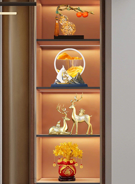 新中式电视柜装饰摆件套装家居装饰品客厅玄关高档办公室乔迁新居