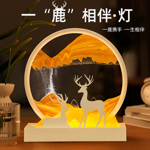 流沙画摆件酒柜装饰品创意礼物