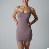 dress高弹居家蕾丝连衣裙女吊带修身 Lace Slip 性感柔软内搭打底