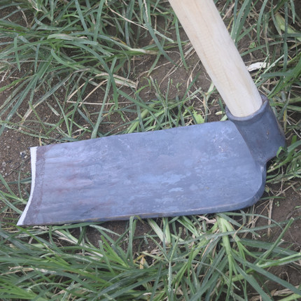 锻打锄头农用种菜除草挖土神器多功能加宽平铲老式锰钢户外农具