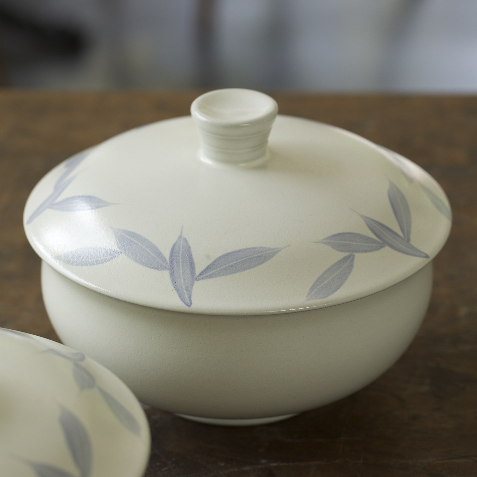 曼叙陶瓷汤碗家用2024新款高颜值竹叶手绘大汤面碗带盖景德镇餐具,餐饮具,碗,淘宝优惠券,粉丝福利购,淘宝优惠卷